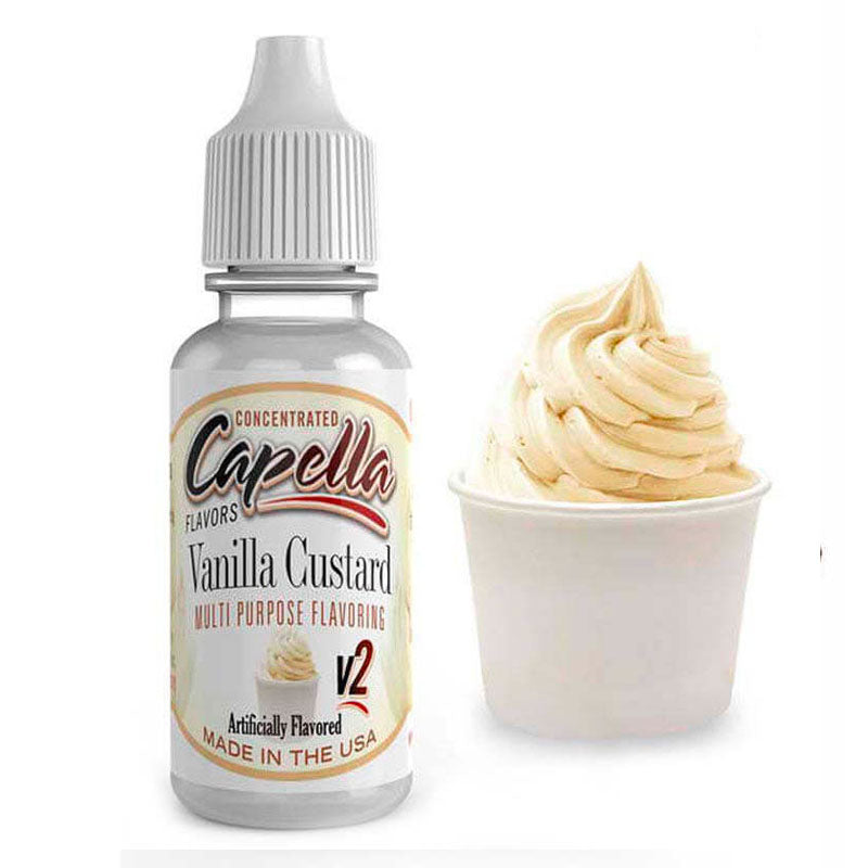 Capella Vanilla Custard V2 Smagstilsætning - MoccaJoe.dk